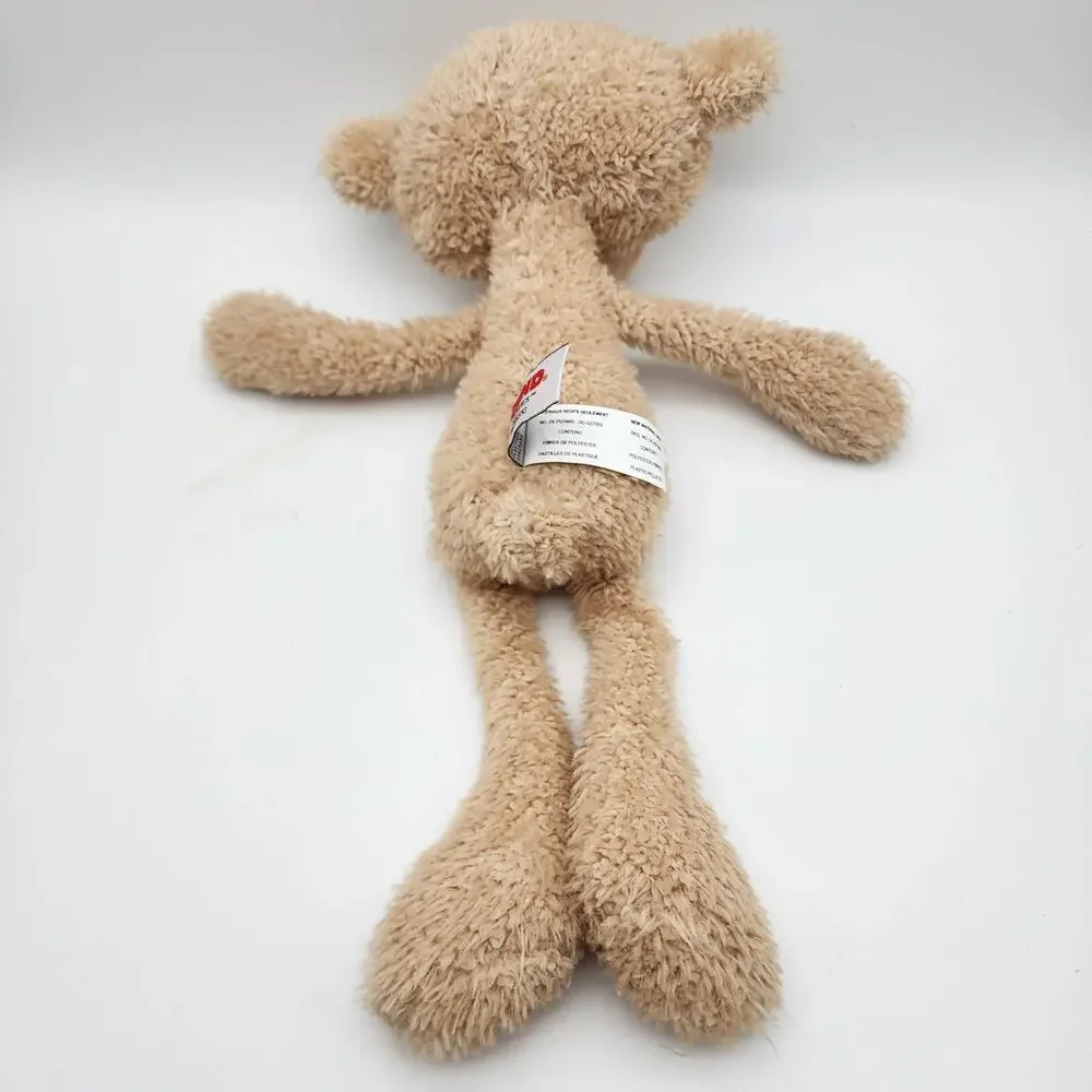 Gund Toothpick Tan Bear Plush Stuffed Animal Toy 15” Long Legs Cord Nose 6048330